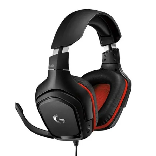 Logitech G331 3.5mm Multi Platform Gaming Headphone – Color: Red – View 1