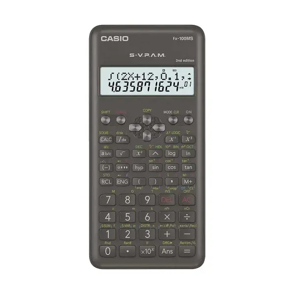 Casio (fx-100MS-2) -  Environmentally friendly Scientific Calculator 2nd edition – View 1