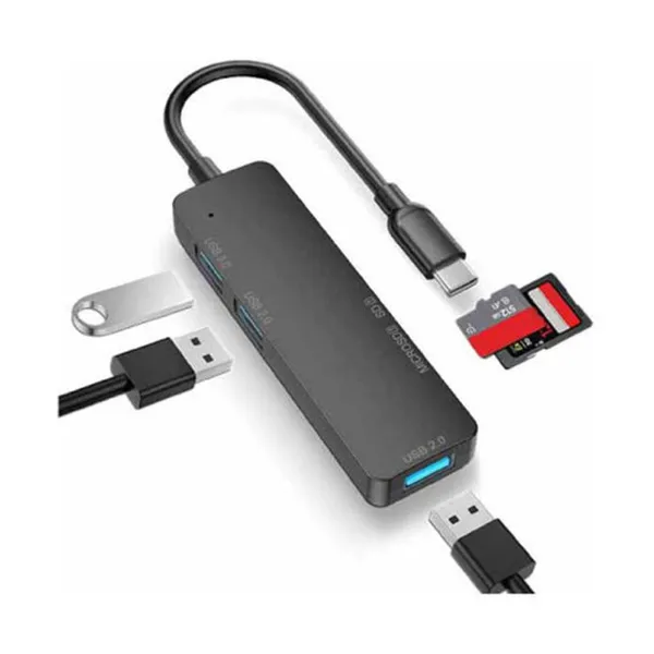 HAVIT HB43 5 IN 1 USB TYPE-C HUB – View 2