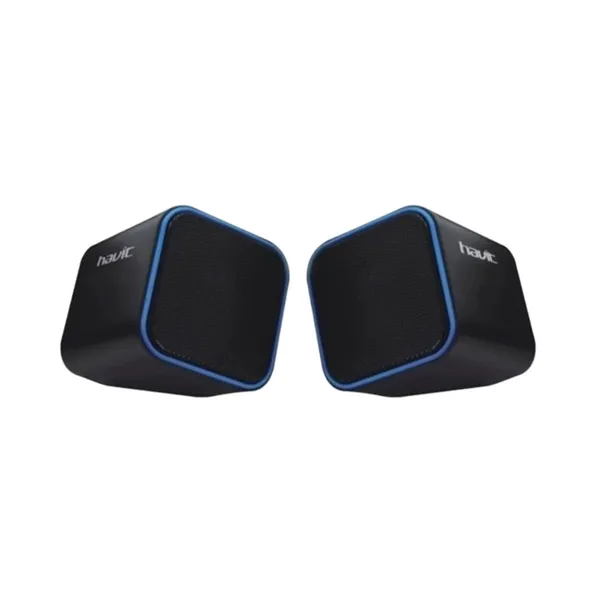 Havit SK473 USB 2.0 Black & Blue 2.0 Channel Wired Speaker – View 1