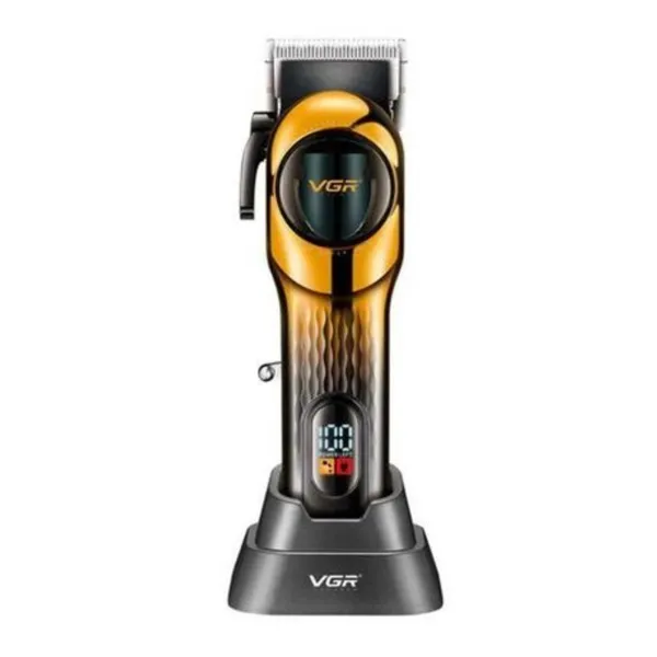 VGR V-166 Professional Hair Clipper Trimmer for Men – Color: Gold – View 4