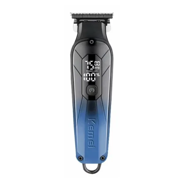 Kemei KM-1741 Professional Hair Clipper & Electric Trimmer – Color: Blue – View 2
