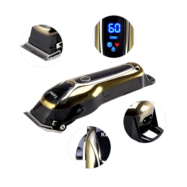 Kemei KM-1990 professional LCD display Hair Trimmer For Men – View 2