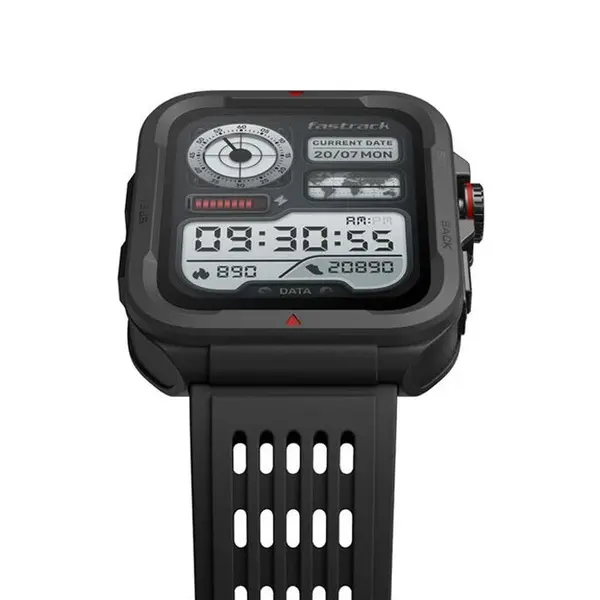 Fastrack Active Rugged Bluetooth Calling Smartwatch – Color: Black – View 2