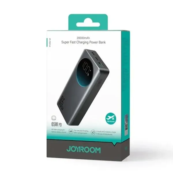 JOYROOM JR-PBF05 Digital Display 65W Fast Charging Power Bank – View 4