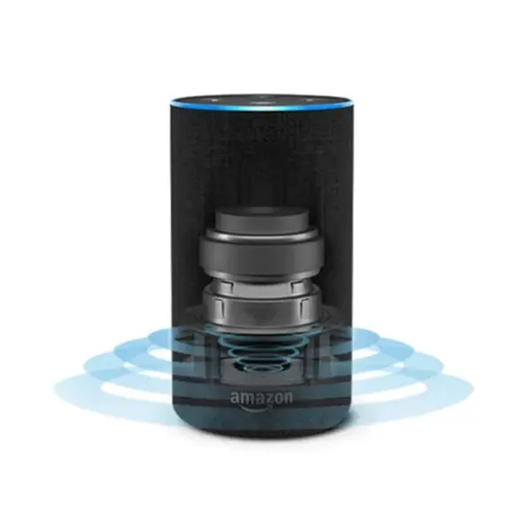 Amazon Echo 2 Built-in Speakers Smart Speaker with Alexa – Color: Black – View 2