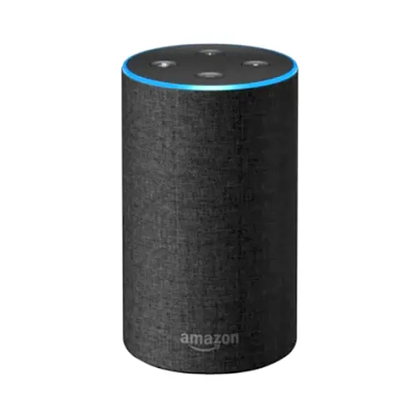 Amazon Echo 2 Built-in Speakers Smart Speaker with Alexa – Color: Black – View 1