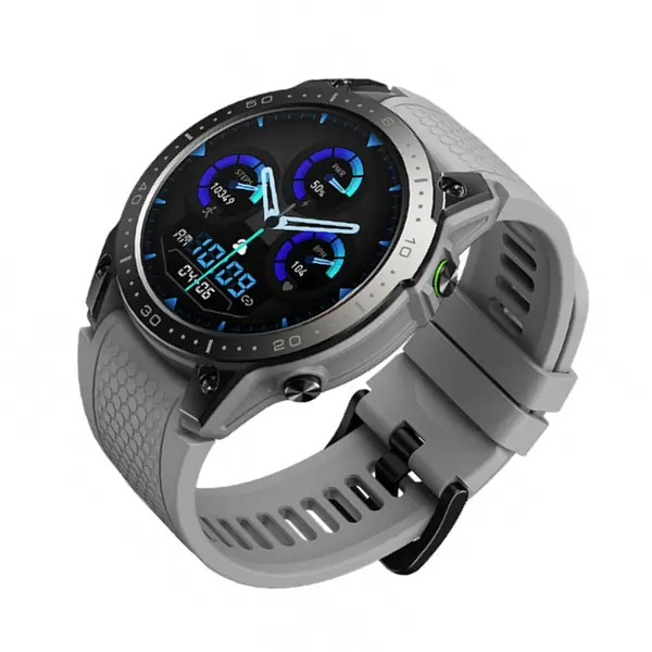 Zeblaze Ares 3 Pro Ultra HD AMOLED Smartwatch  – Color: Gray – View 3