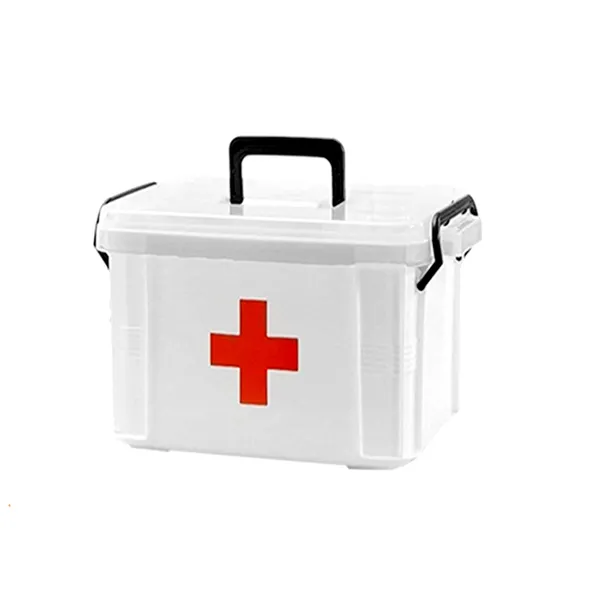 Large Family Plastic Multi layer Medicine First Aid Storage Health Box – View 2