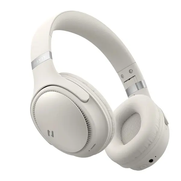 Havit H630BT Wireless Foldable Headphone With Microphone – Color: White – View 2