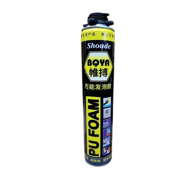 Shuode Boya 750ml PU Waterproof Foam Spray Expanding Filling Wall Gaps – View 3