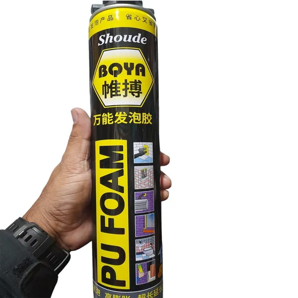 Shuode Boya 750ml PU Waterproof Foam Spray Expanding Filling Wall Gaps – View 4