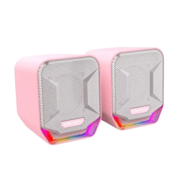 Fantech Sonar GS202 Sakura Edition USB & 3.5mm RGB Gaming Speaker  – View 1