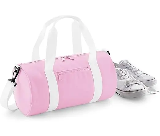 BagBase BG140s Mini Tactical Duffle Men Sport Gym Bag – Color: Pink – View 2