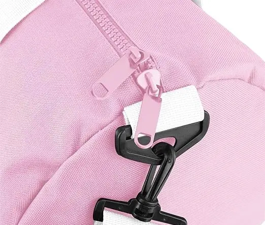 BagBase BG140s Mini Tactical Duffle Men Sport Gym Bag – Color: Pink – View 3