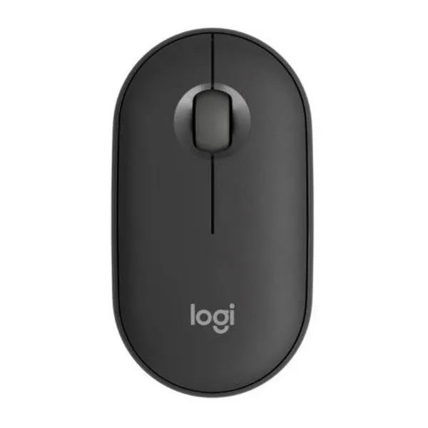 Logitech M350S PEBBLE Mouse 2 Multi-Device Bluetooth Mouse – Color: Black – View 1