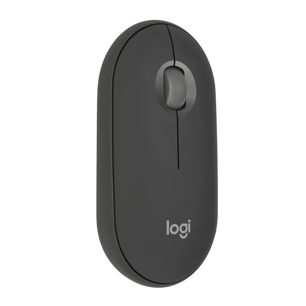Logitech M350S PEBBLE Mouse 2 Multi-Device Bluetooth Mouse – Color: Black – View 2