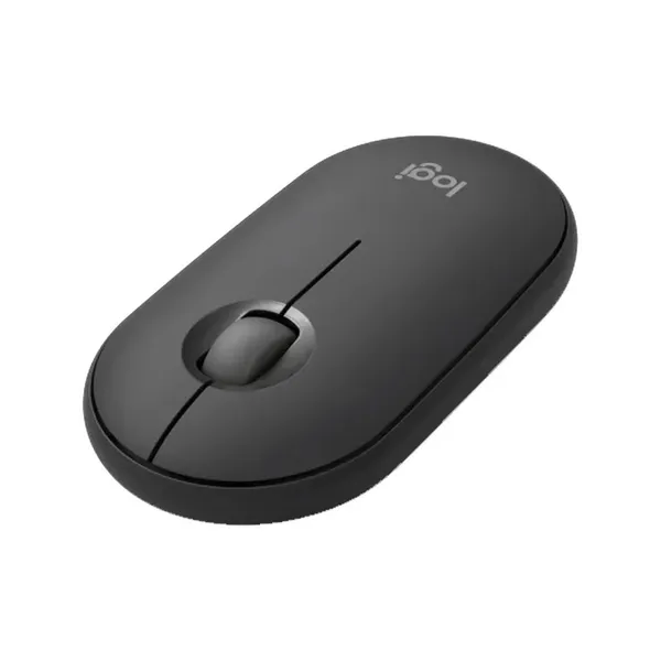 Logitech M350S PEBBLE Mouse 2 Multi-Device Bluetooth Mouse – Color: Black – View 3