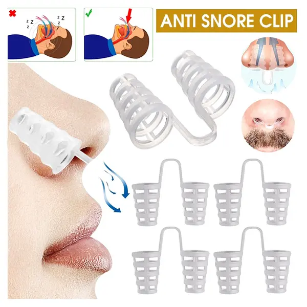 8 Pc Anti-Snoring Device Prevent Nasal Congestion Nose Snoring Clip – View 5