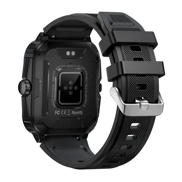 COLMI P76 3ATM Waterproof Smart Watch – Color: Black – View 3