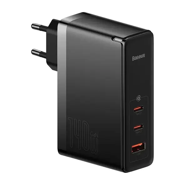 Baseus GaN5 Pro 140W High-Speed Fast Charger with 240W Type-C Cable – View 3