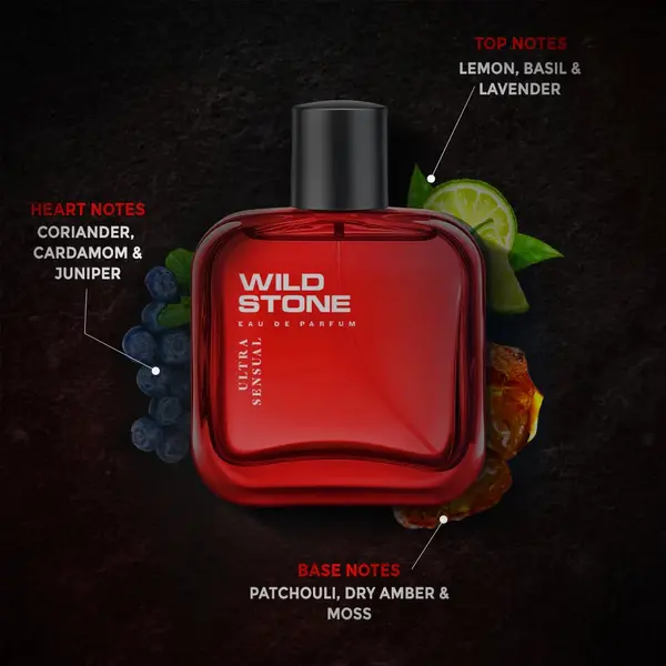 Wild Stone Ultra Sensual Premium Long Lasting Eau De Perfume for Men – Quantity: 50 ml – View 3