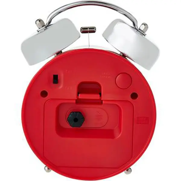 Casio TQ-362-4ADF Attractive Design Table Clock Red Color – View 4