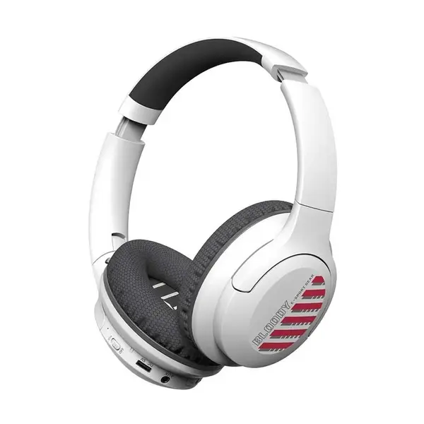 A4tech Bloody MH360 Bluetooth Over-Ear Headphone – Color: White – View 1