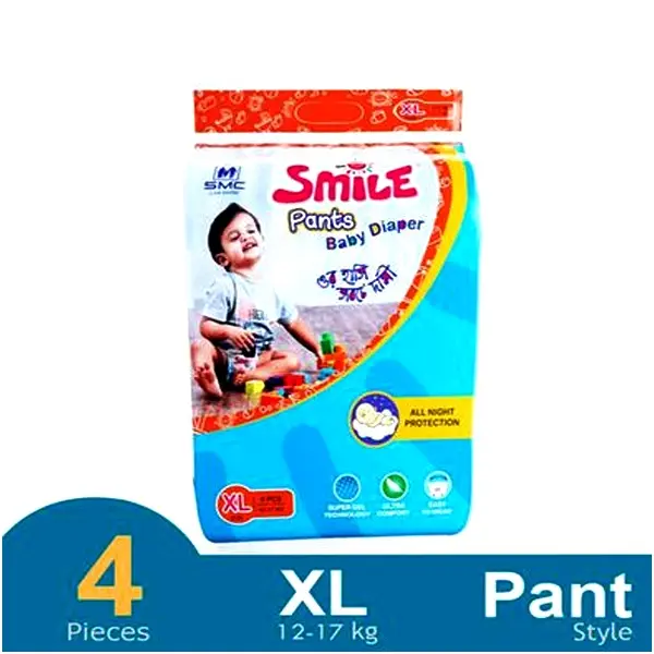 SMC Smile Advanced Leakage Guard Pant System Baby Diaper – Quantity: 0-5 pcs – View 2