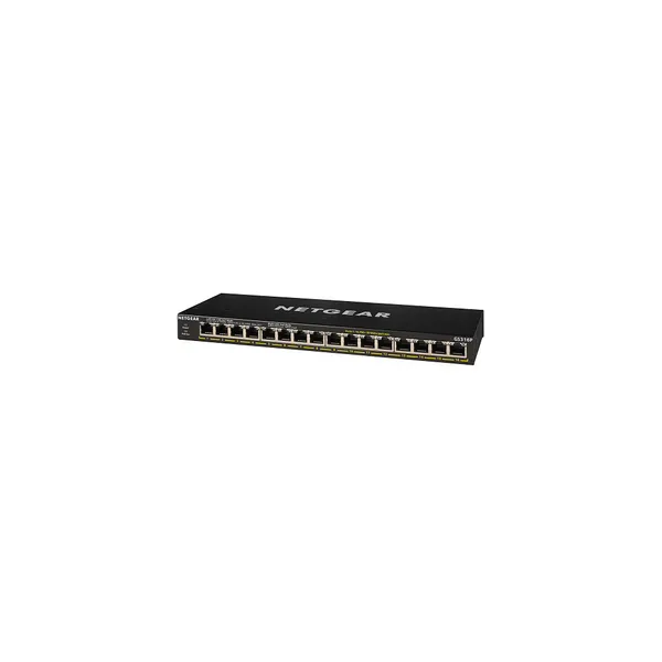 Netgear GS316P 16 Port Gigabit Unmanaged PoE+ Networking Switch – View 2
