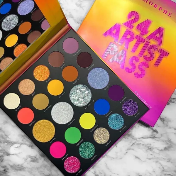 Morphe 24a Artist Highly Pigmented Eyeshadow Shades – View 2