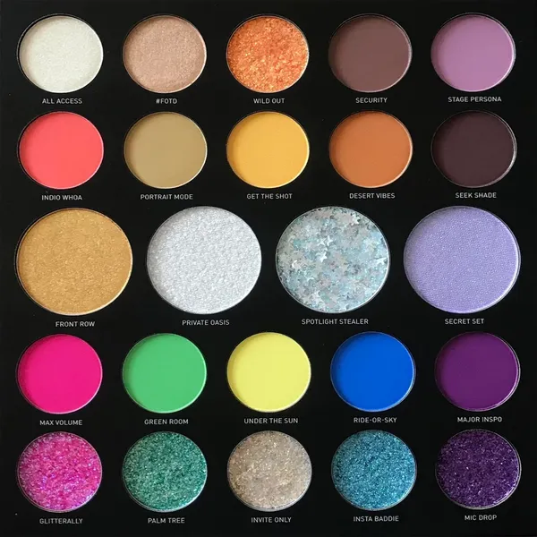 Morphe 24a Artist Highly Pigmented Eyeshadow Shades – View 3