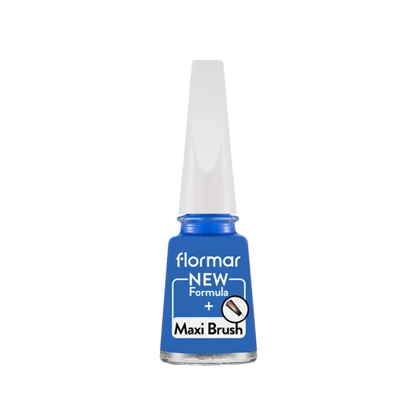 Flormar Nail Enamel Maxi Brush 487 Navy Blue Nail Polish – View 2