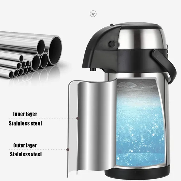 Prestige Carry With Handle Steel Inner Vacuum Flask – 3.5 Liters – View 4