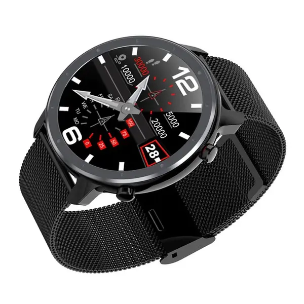 Microwear L11 IP68 Waterproof Smartwatch – Color: Black – View 3