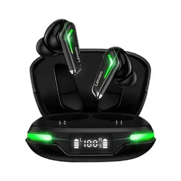 Lenovo GM3 Bluetooth TWS Gaming Earbuds With Digital Display – View 2