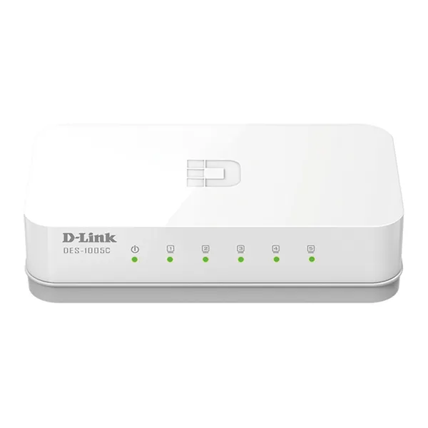 D-Link DGS-1005C 5 Port Gigabit Unmanaged Switch – View 4