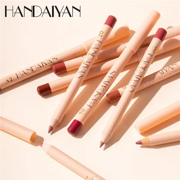 HANDAIYAN Long-Lasting Formula Matte Lip Liners Pencil 12pcs – View 4