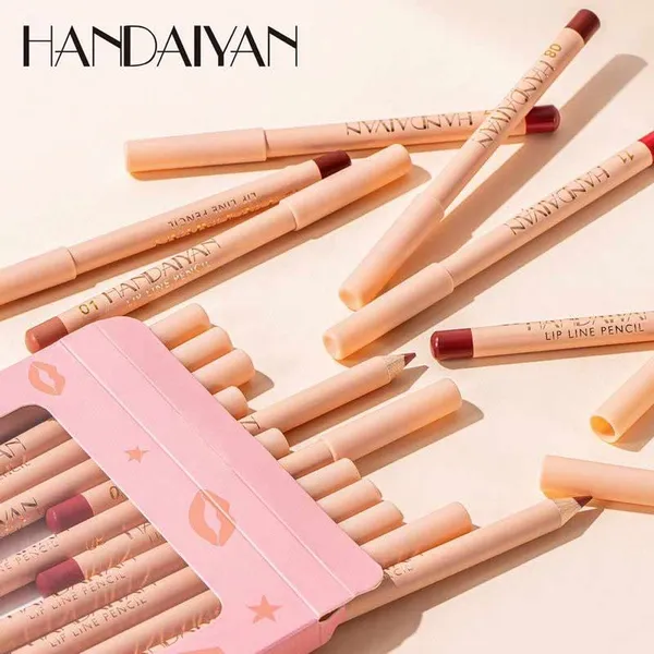 HANDAIYAN Long-Lasting Formula Matte Lip Liners Pencil 12pcs – View 3