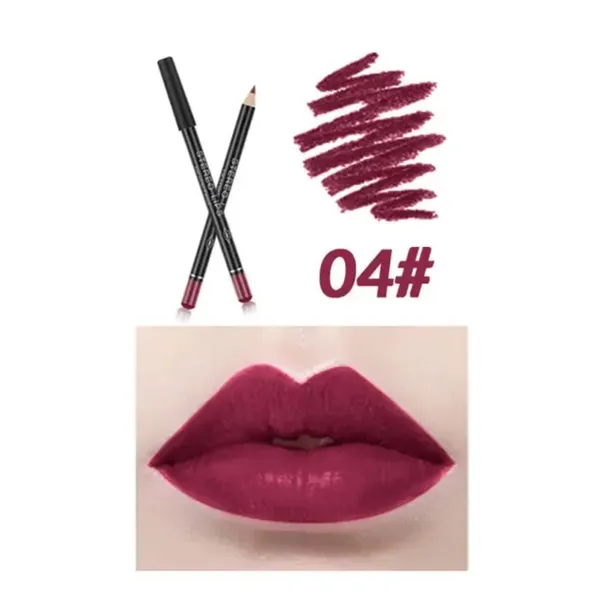 Vibely 04 Waterproof And Non-sticky Lip Liner Pencil – View 2