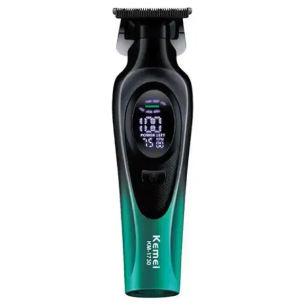 Kemei KM-1730 Rechargeable Beard & Hair Clipper Trimmer – Color: Green – View 3