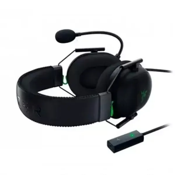 Razer BlackShark V2+ USB SOUND CARD Wired Esports Gaming Headset – Color: Black – View 3