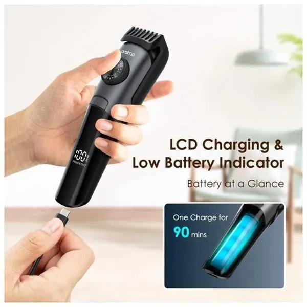 Oraimo OPC-TR13N Precision 20 Length Settings LCD Display Smart Trimmer  – View 3