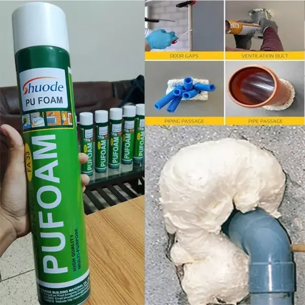 Shuode FA33 Window Doors Waterproof Foam Spray And Any Leakproof -750ml – View 1