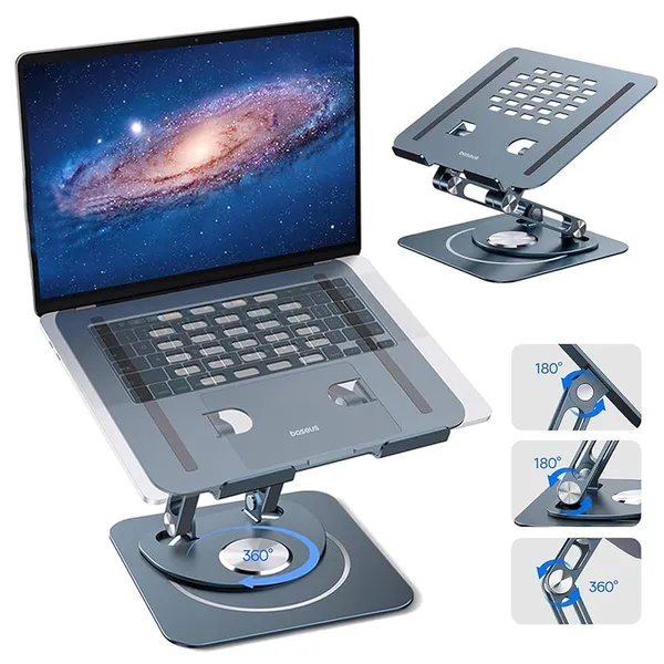 Baseus Ultra Stable Pro Series Rotatable And Foldable Laptop Stand – View 4