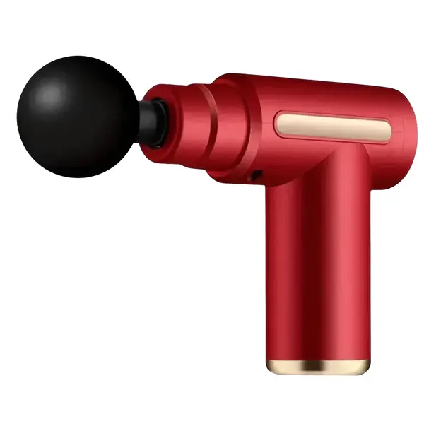 Deep Tissue Pain Relief Mini Electric Massage Gun – Color: Red – View 2