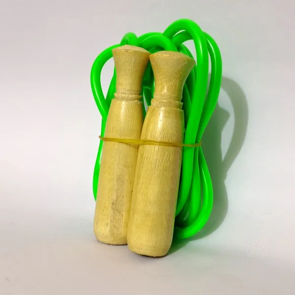 10 feet long Skipping Rope Adjustable Jumping Rope Best in Fitness Sports – Color: Green – View 3