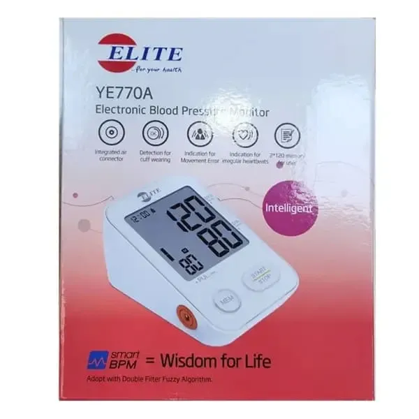 Elite Electronic Automatic Blood Pressure Monitor – View 4