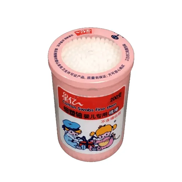 Cotton buds of Plastic Stick With Attractive Box-For Kids & Adult Use 200pcs – View 1