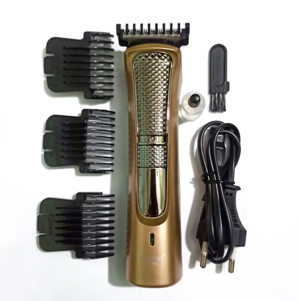 Kemei KM-245 Professional Hair Clipper Trimmer For Men – Color: Gold – View 1